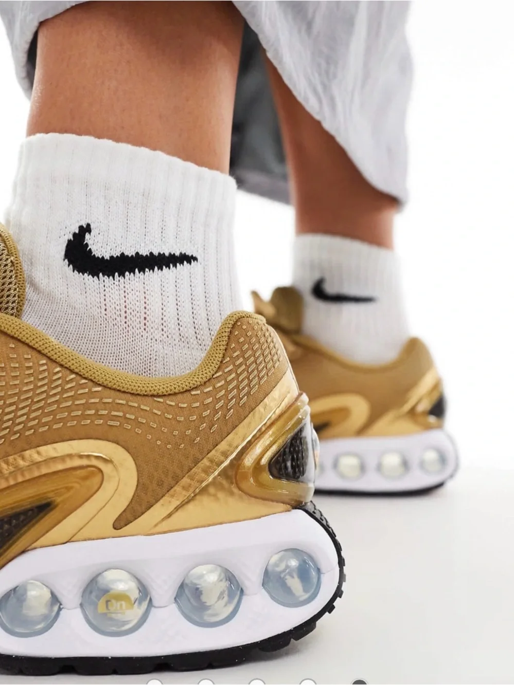 Nike Metallic Gold Running Sneakers